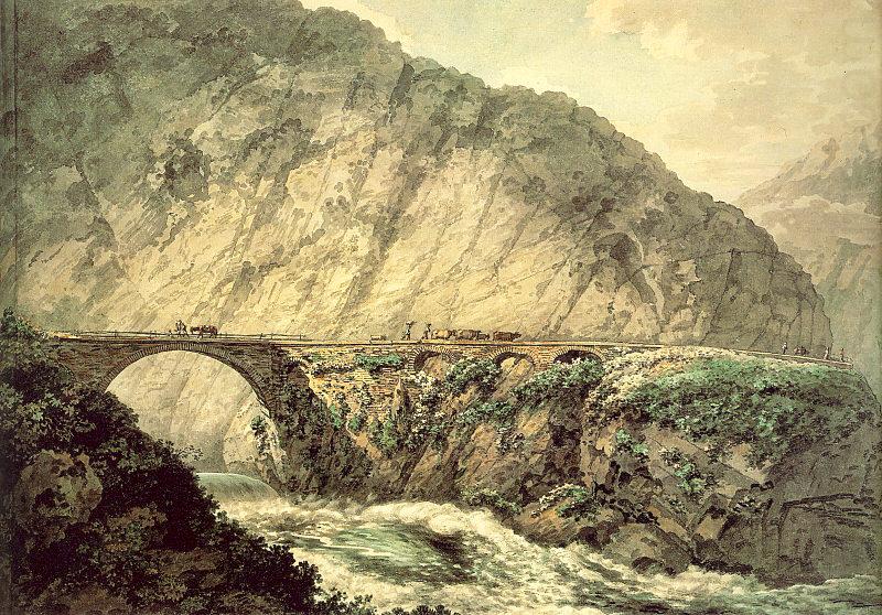 Pars, William The Devil's Bridge in the Canton of Uri china oil painting image